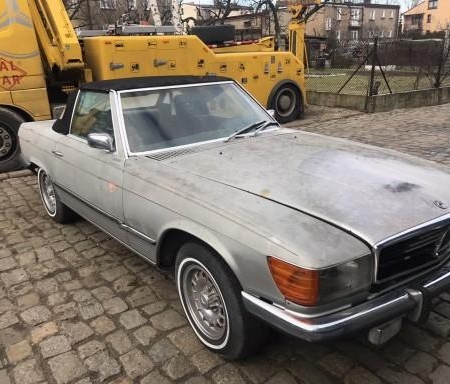 Mercedes 350sl do renowacji 1971 pierwsza seria