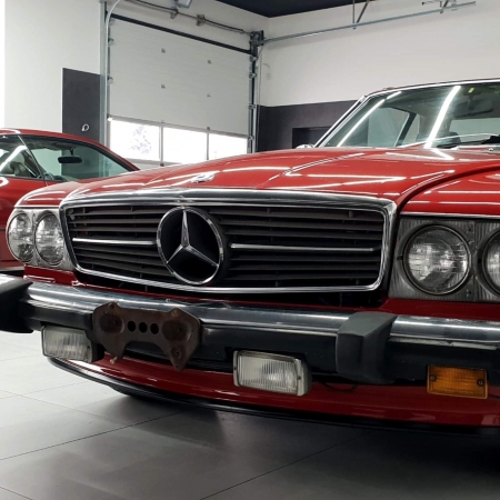  Mercedes SL560 Czerwony po renowacji_3