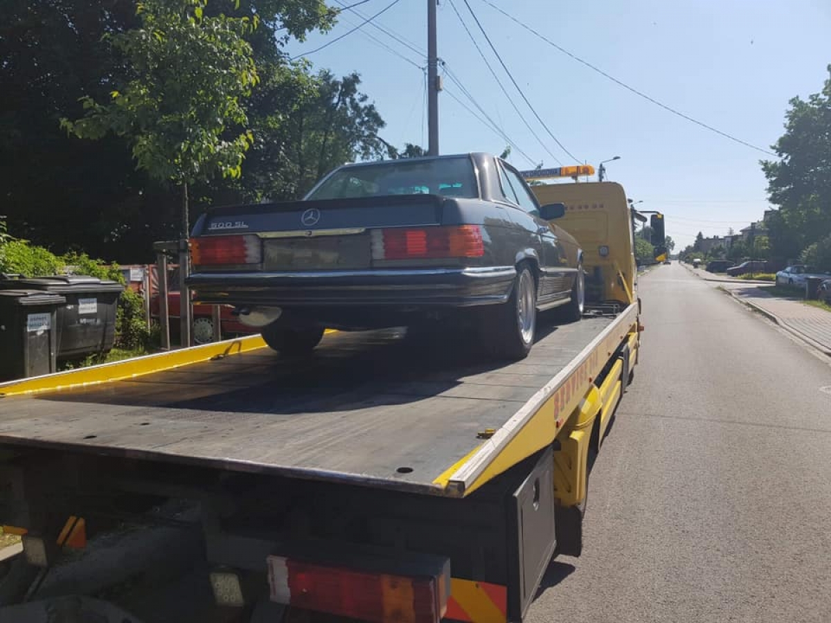 Mercedes 500SL AMG sprzedana / sold to Germany