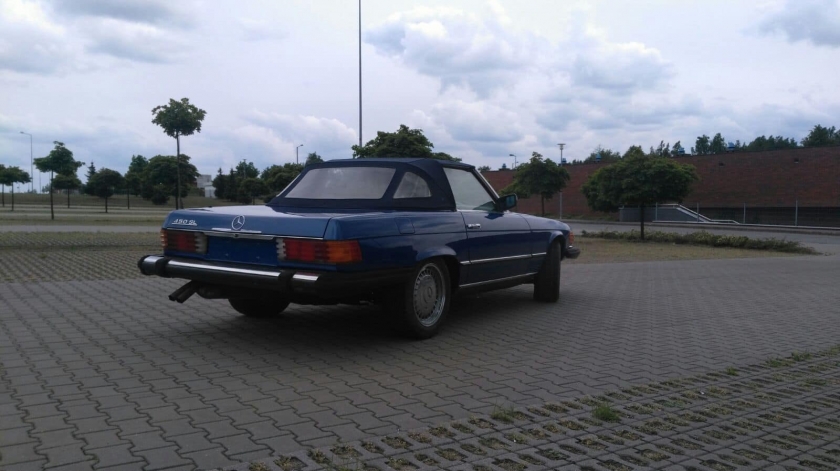 Mercedes 450sl 1978 - po renowacji blacharsko lakierniczej