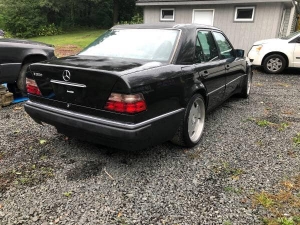 Mercedes e500 w124 jedyny Mercedes składany w Porsche - 56000mil